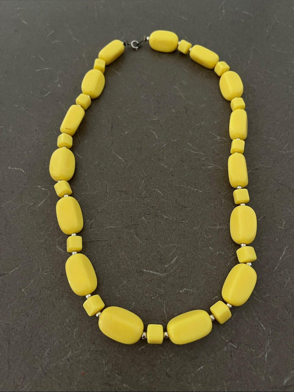 L👀K 3 for $15 Yellow Beaded Statement Necklace